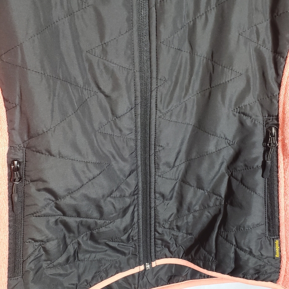 Women's Black and Coral Full Zip Jacket Size Large - Picture 5 of 11